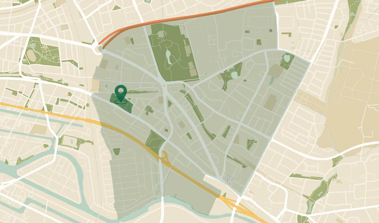 Blohms Park Hamburg-Horn mit historischem Baumbestand und Parkanlage