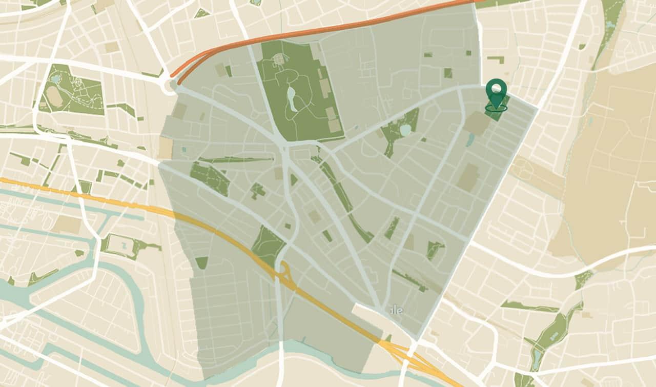 Schiffbeker Moor in Hamburg-Horn an der Manshardtstraße 116 – Moorgebiet am Rand des Stadtteils